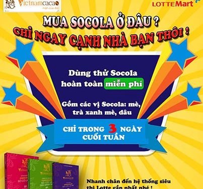 ?THIÊN ĐƯỜNG SOCOLA ĐANG Ở CẠNH NHÀ BẠN?